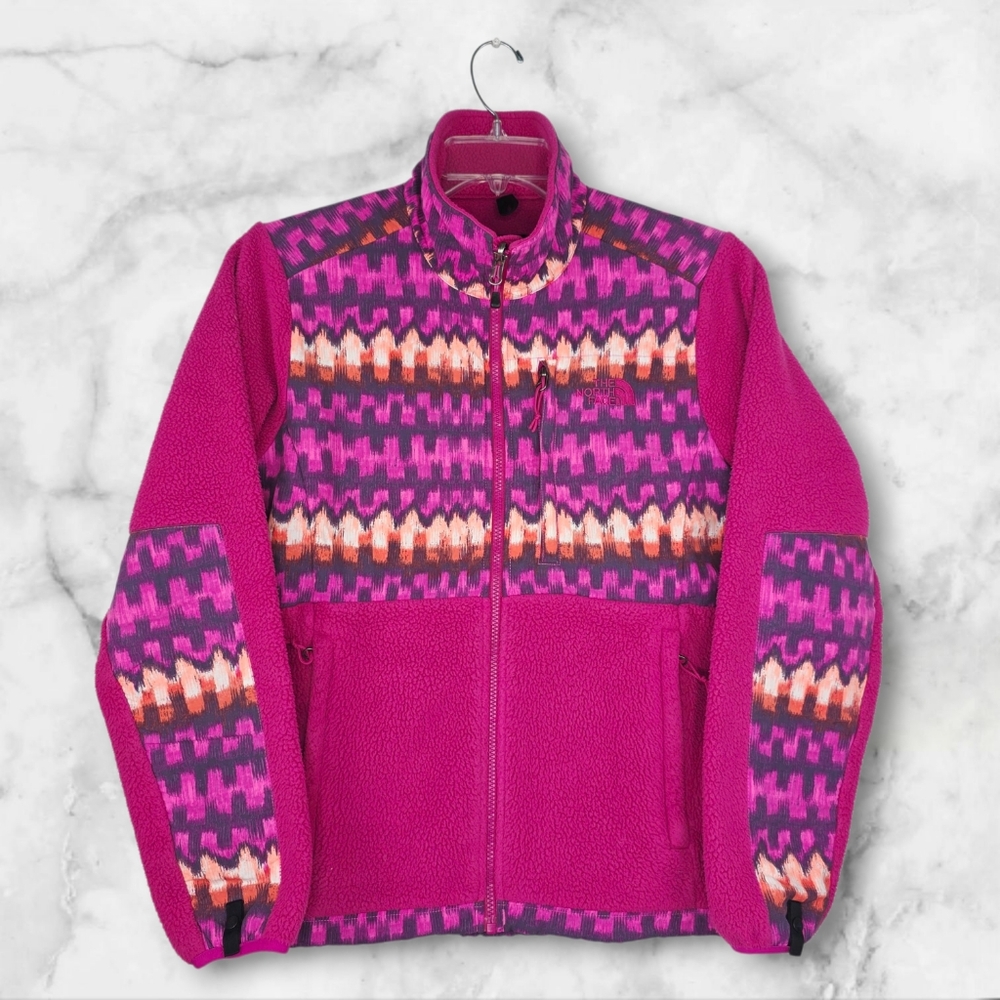 The North Face Denali Patterned Fleece Jacket Size M - Picture 2 of 16